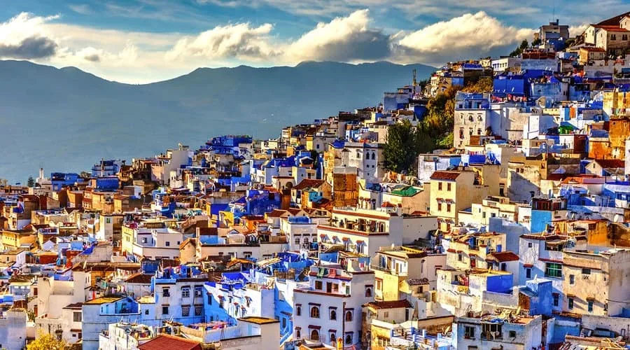 map of morocco with cities