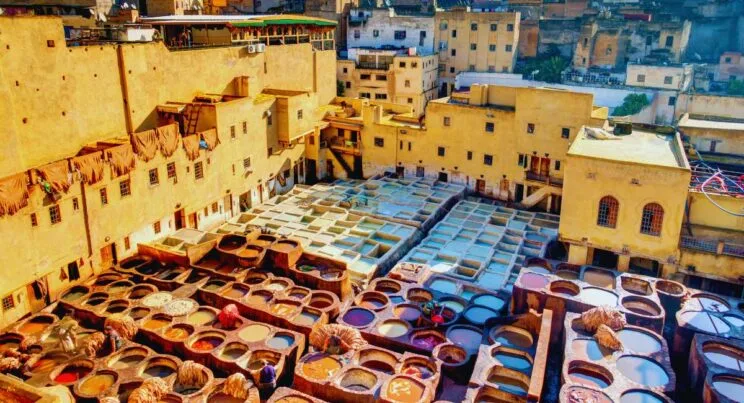 Map of Morocco with Cities